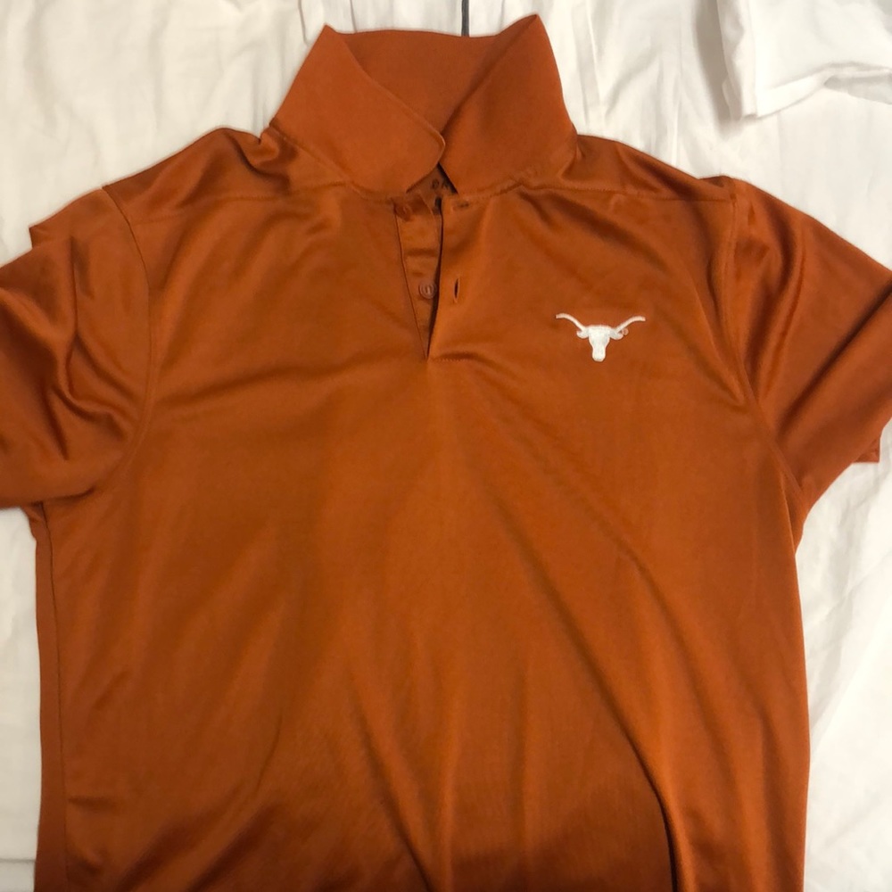 Texas Nike Dri-Fit polo small